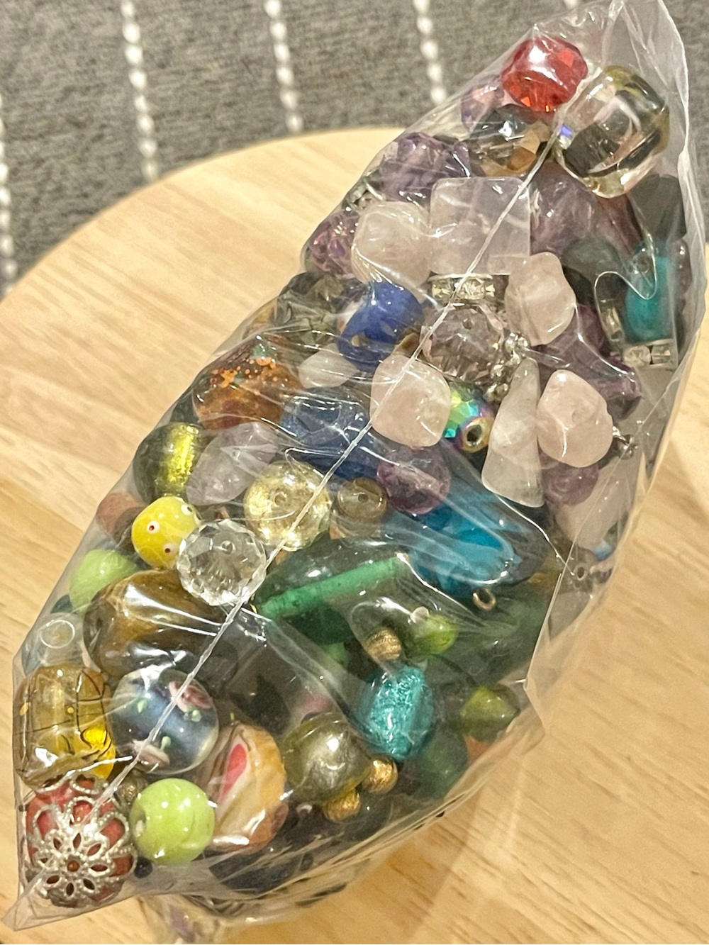 🌑BULK One Pound Estate Collection Craft Glass Beads Mix for DIY🌑 - Picture 4 of 4